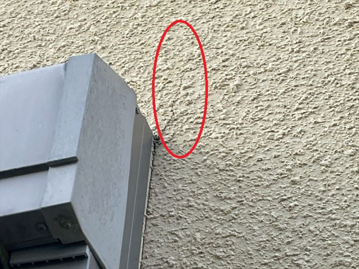 サッシ周りクラック